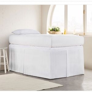 Dorm size bed skirt